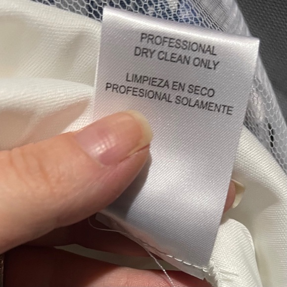 City Studio Navy Floral Two Piece Gown NWT 3 - Picture 11 of 16